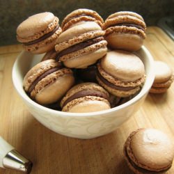 Mexican Chocolate Macarons