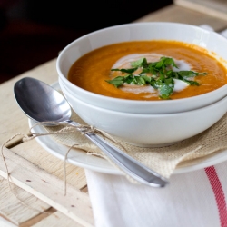 Carrot Soup with Red Curry Paste