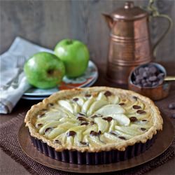 French Apple-Chocolate Tart