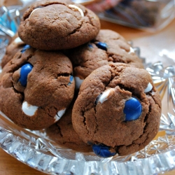 Chocolate Mint Pudding Cookies