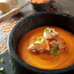 Tomato Soup with Lentils