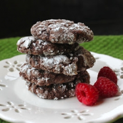 Sassy Spiced Choco Crinkle Cookies