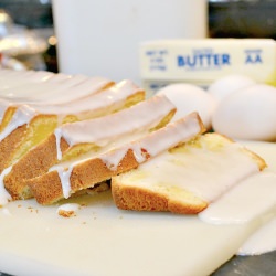 Lemon-Glazed Pound Cake