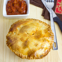 Beef, Lentil & Mushroom Pie