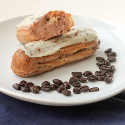 Espresso Chocolate Eclairs