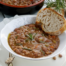 Zuppa di Farro e Fagioli