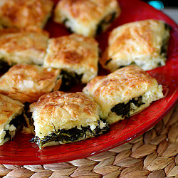 Turkish Borek made with Greens