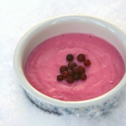 Whipped Cranberry Vanilla Porridge