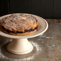 Apple and Blueberry Crumble Cake