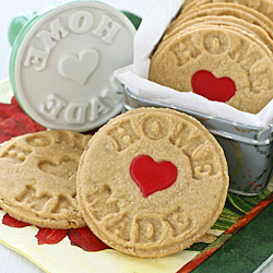 Peanut Butter Stamped Cookies