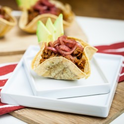 Mini BBQ Taco Bowls