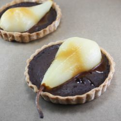 Poached Pear Tart