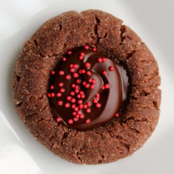 Chocolate Cherry Thumbprint