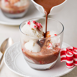 Peppermint Ice Cream and Hot Cocoa