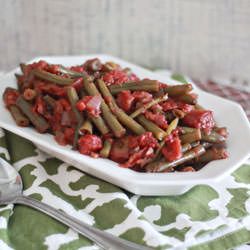 Stewed Green Beans & Tomatoes