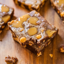 Buttery Caramel & Butterscotch Bars