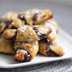 Blackberry Chocolate Rugelach