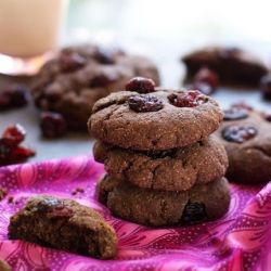 Chocolate Cranberry Cookies