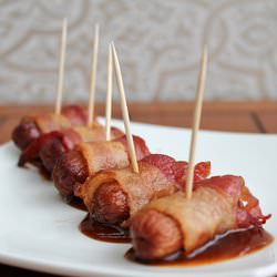 Bacon-Wrapped Sausages