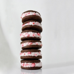 Chocolate Mint Sandwich Cookies