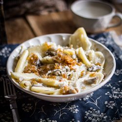 Pasta with Caramelized Leeks