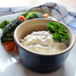 Cottage Cheese Vegetable Dip