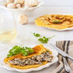 Mushroom Crepes