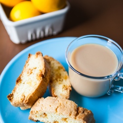 Meyer Lemon & White Choc Biscotti