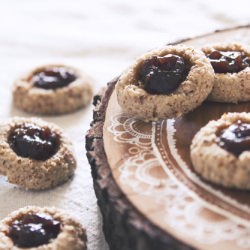 Linzer Thumbprint Cookies