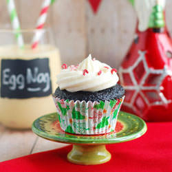 Dark Chocolate Ginger Cupcakes