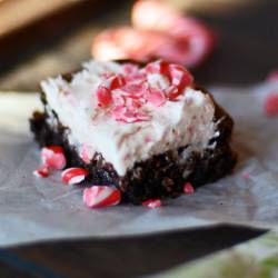 Peppermint Bark Brownies