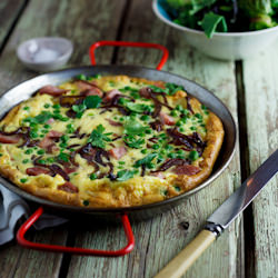 Pea & Gammon Frittata