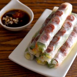 Vietnamese Spring Rolls w Sausage