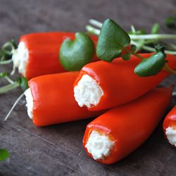 Peppers Stuffed with Feta