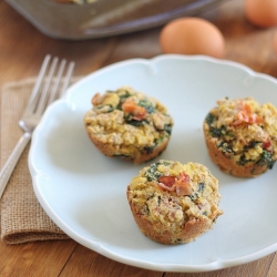 Bacon & Spinach Frittata Muffins