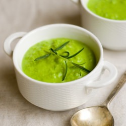 Green Pea and Ricotta Soup