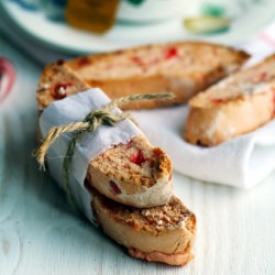 Candy Cane Biscotti