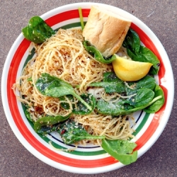 Lemon Spinach Pasta