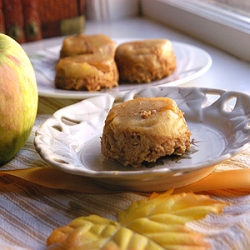 Apple Upside Down Oatmeal Cakes