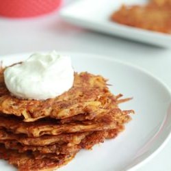 Chipotle Cheddar Latkes