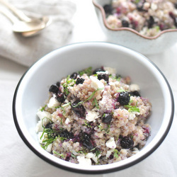 Quinoa Blueberry Salad