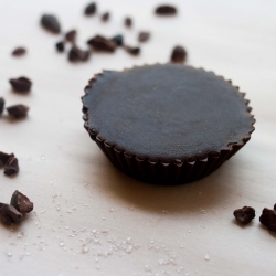 Dark Chocolate Sea Salt Caramel Cup