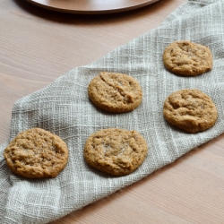 Mini Spiced Ginger Crisp Cookies