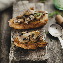 Baked Mushrooms With Lemon & Thyme