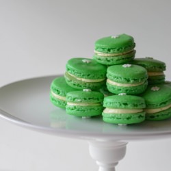 Grass Hopper Macarons