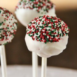 Peppermint Cake Pops