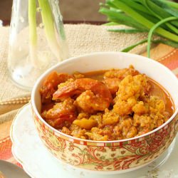 Cauliflower with Shrimp Curry