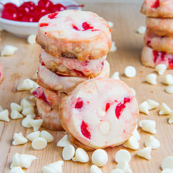 Chocolate and Cherry Shortbread