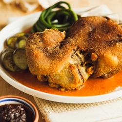 Crispy Pork in Peanut Sauce Stew