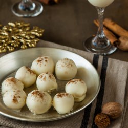 Eggnog Truffles